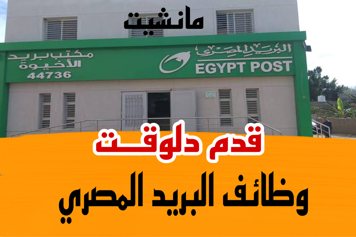 فرصة من ذهب.. لينك تقديم وظائف البريد المصري لكافة المؤهلات المطلوبة Egypt Post Jobs