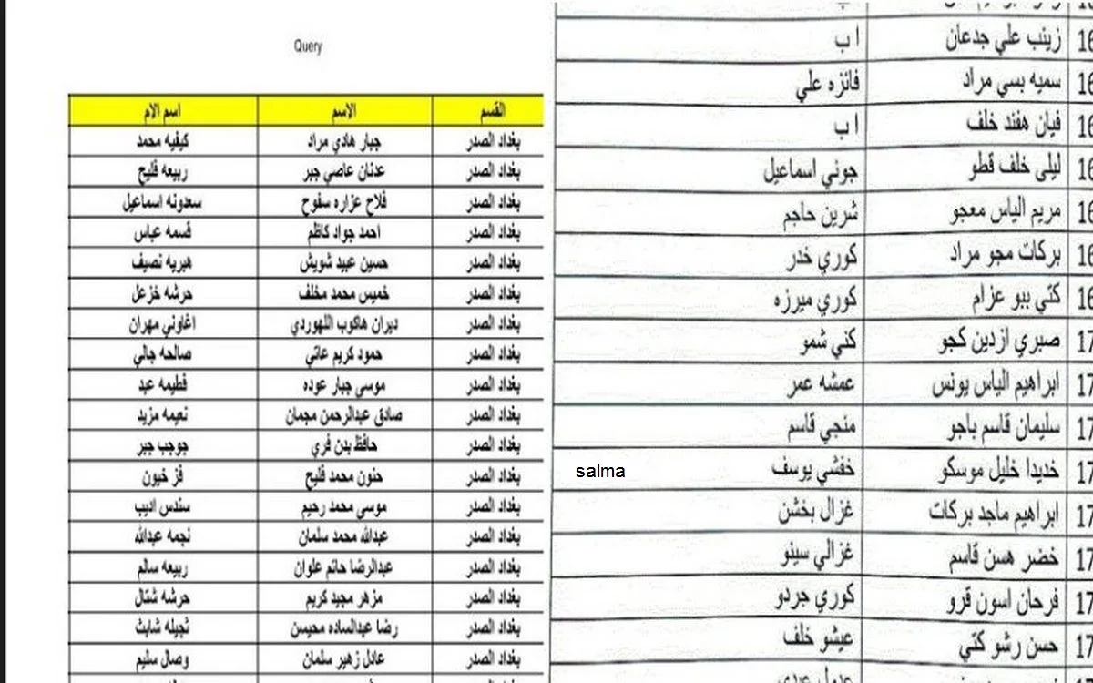 LINK كشوفات اسماء المشمولين بالرعاية الاجتماعية الوجبة الاخيرة 2024 العراق اليوم