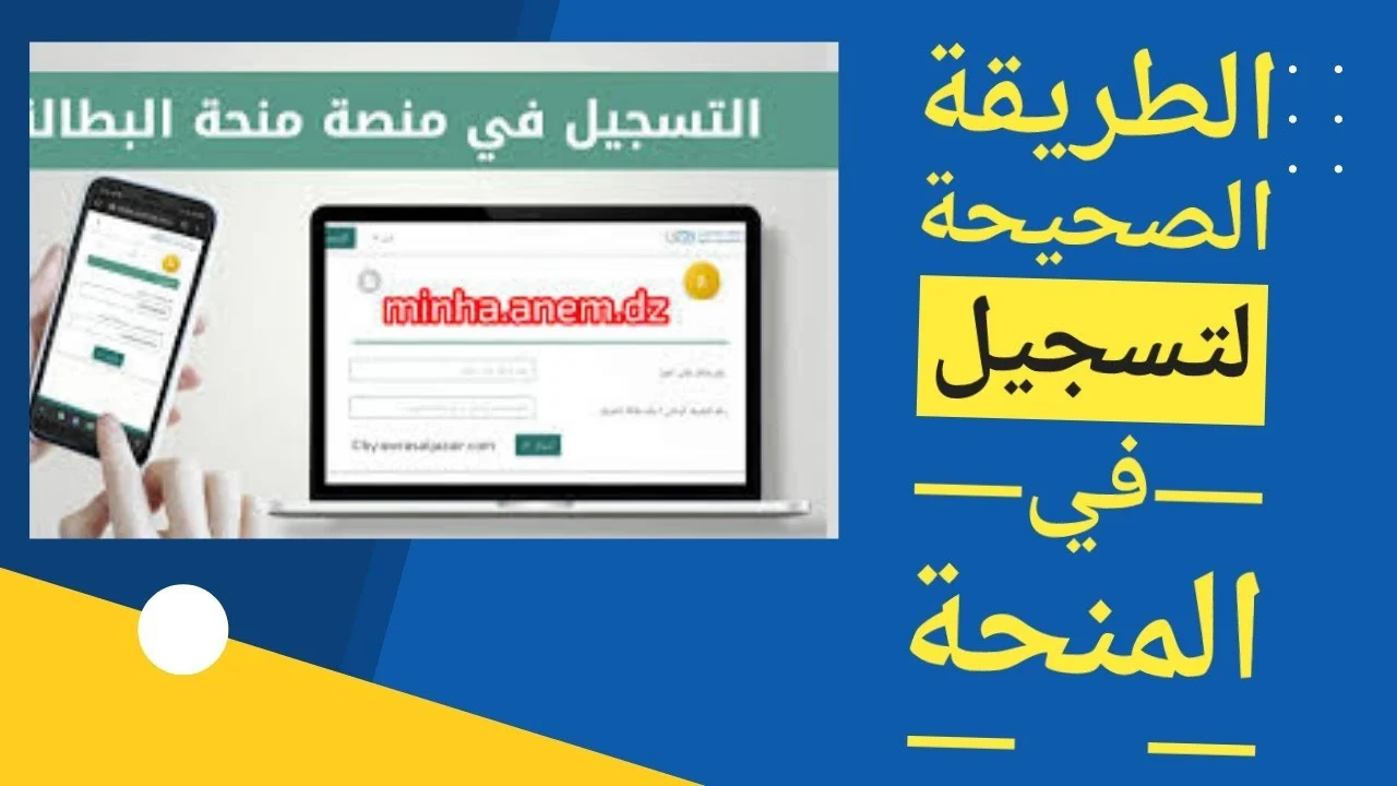 مُتاح موقع تسجيل وتجديد منحة البطالة 2024 أونلاين عبر الوكالة الوطنية للتشغيل wassit online anem minha dz