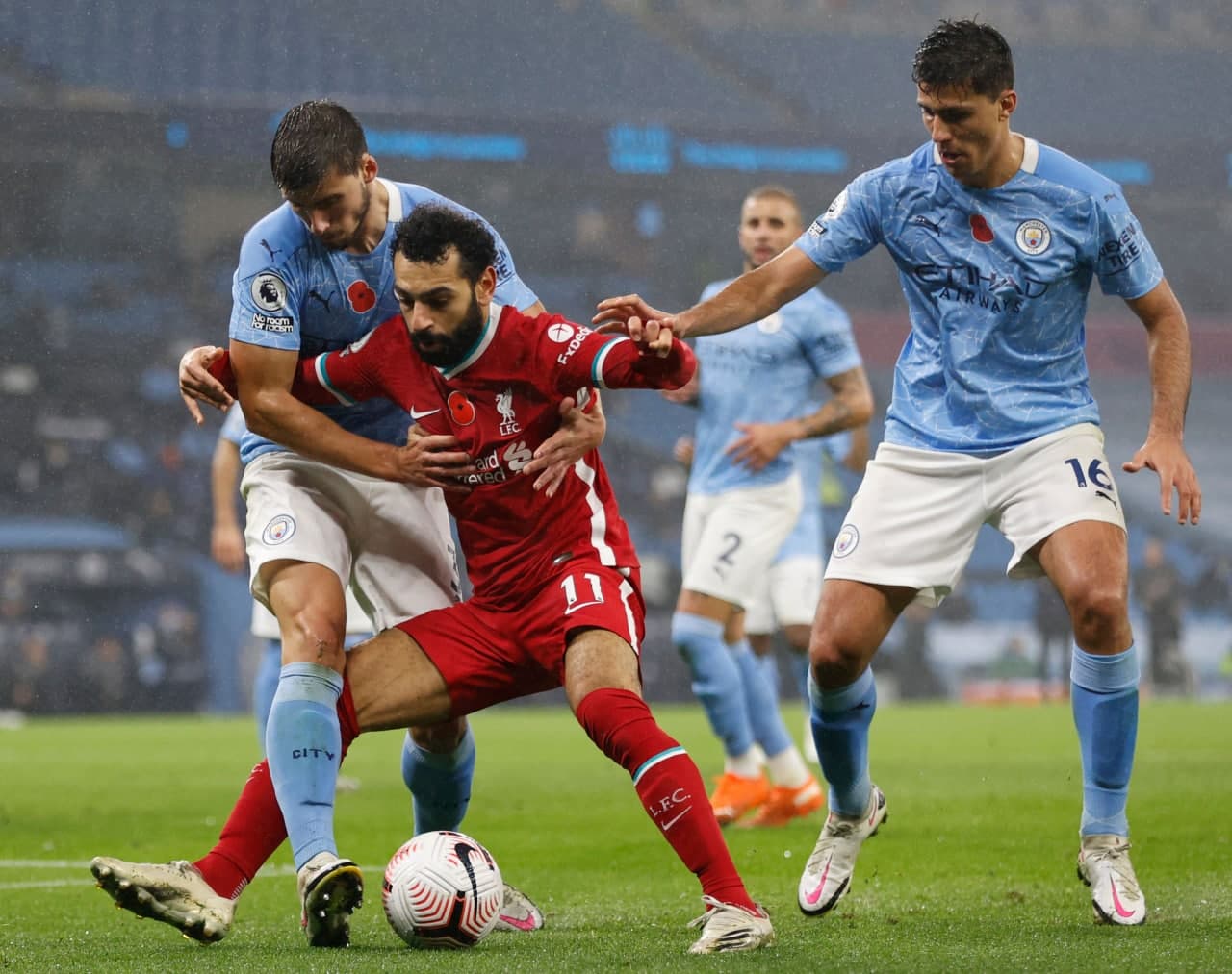 موعد مباراة مانشستر سيتي وليفربول في الدوري الإنجليزي وموقف محمد صلاح