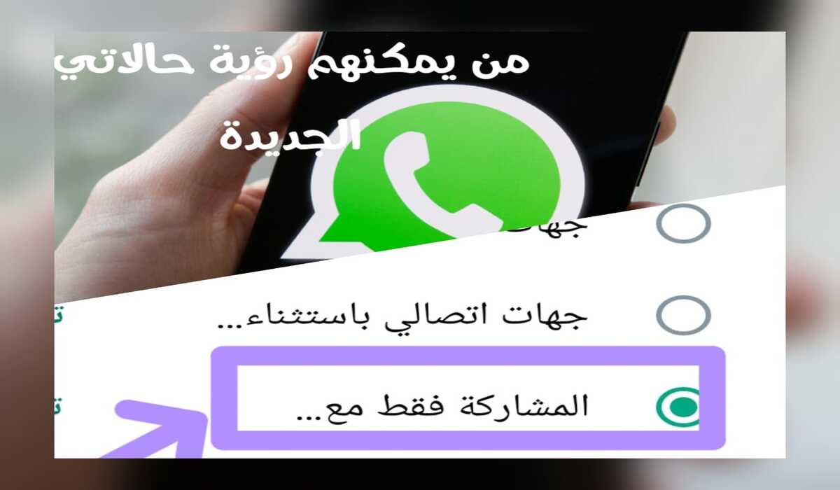 تعملها أزاي.. إخفاء الحالة في واتساب عن بعض الأصدقاء وتركها للآخرين