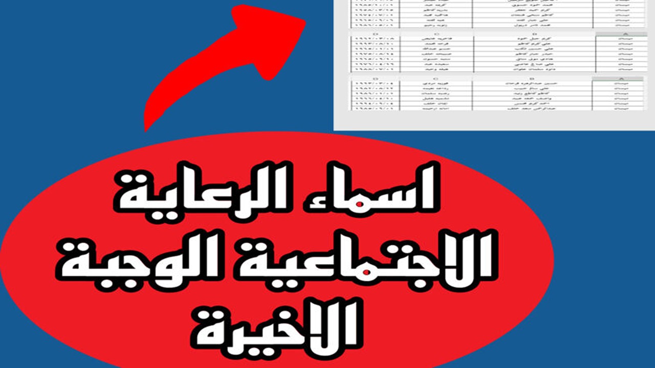 ” مبروك المقبولين ” أسماء الرعاية الاجتماعية الوجبة الأخيرة في العراق 2024 تنزيل pdf للكشوفات منصة مظلتي spa.gov.iq