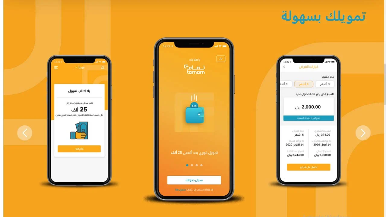 سارع بالتسجيل واحصل على 25000 ريال سعودي.. خطوات التسجيل في تطبيق تمام للتمويل 1445 وأهم شروط التسجيل