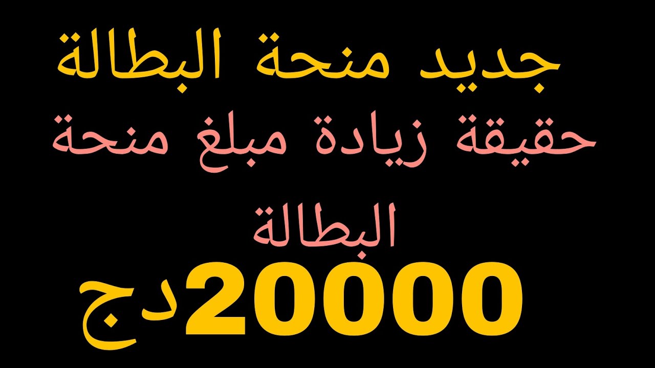 الحكومة الجزائرية تحسم الجدل وتوضح حقيقة زيادة منحة البطالة 20000 دج بالجزائر 2024 ورابط التسجيل والاوراق المطلوبة عبر الوكالة الوطنية للتشغيل