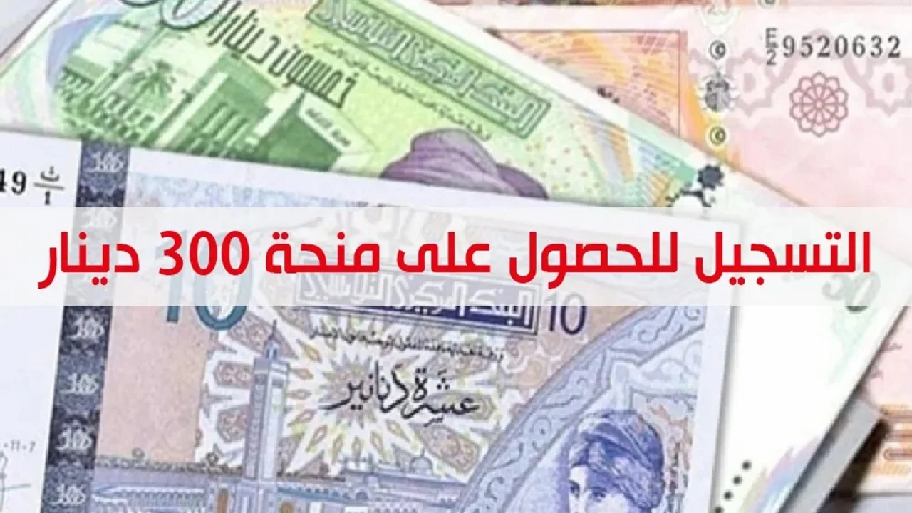 فرصة ذهبية! كيفية التسجيل في منحة 300 دينار تونس وشروط الحصول عليها