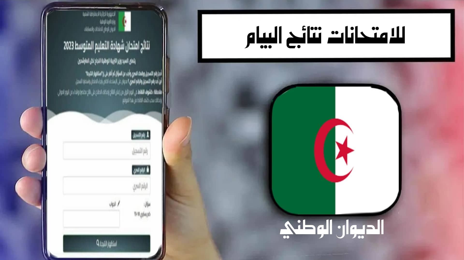 نتائج شهادة التعليم المتوسط 2024 حسب الاسم عموم محافظات الجزائر عبر الديوان الوطني