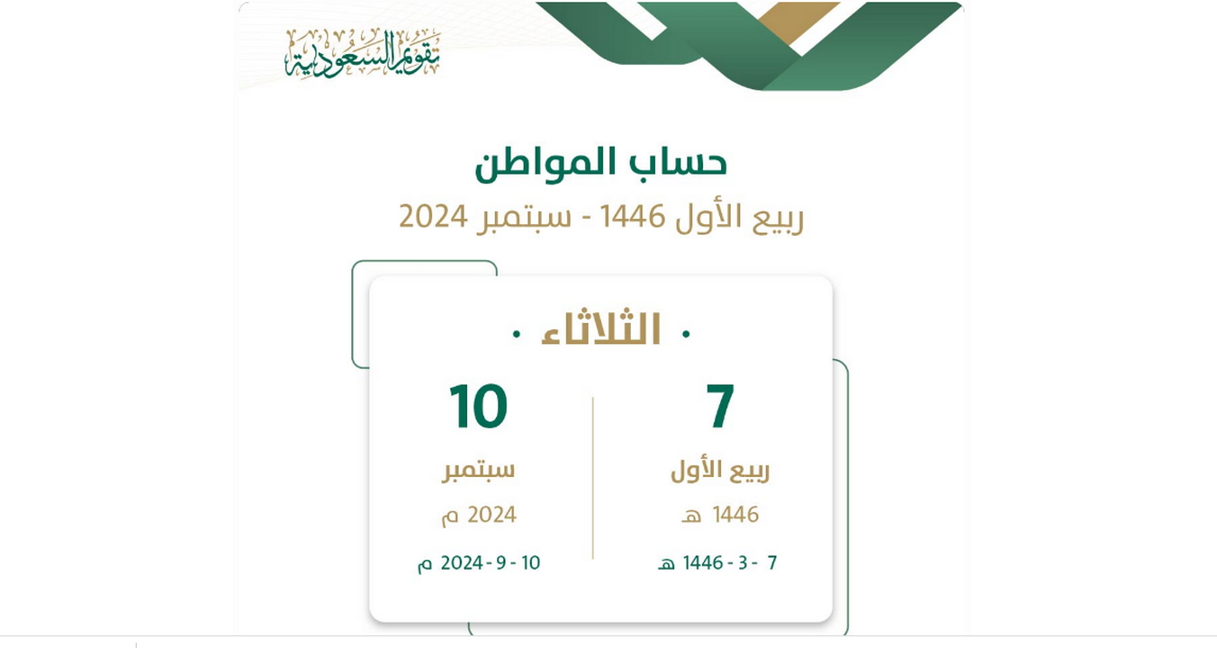 حقيقة تبكير موعد صرف حساب المواطن شهر سبتمبر 2024 الدفعة 82